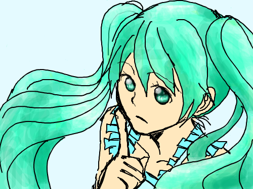 alznaln : 미쿠미쿠 슥슥 완스엉 머리랑눈에만명암...ㅎㅎㅎ?? 스케치판 ,sketchpan