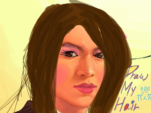 여자 ㅋㅋ : 구준표닮은여자 스케치판 ,sketchpan