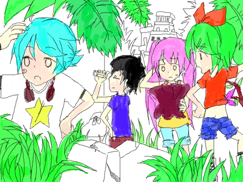 보물을찻으러(미완) : 에휴..너무세심해서힘들어요~타블이라도 브러쉬를 작게해서 땀이 너무많이나고 팔이..ㅜ,ㅜ 스케치판 ,sketchpan