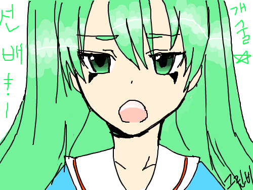 프랑 여체화 (아잉 조아라♥) : 프랑이 좋습니다...네... 스케치판 ,sketchpan