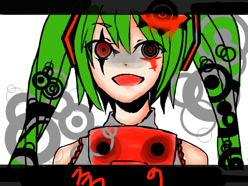 Sa기꾼이웃을적에 : 읭.. 뭔가 ... 미쿠가 세계를 지배할기세 스케치판 ,sketchpan