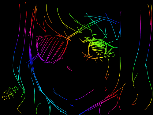 이어그리기 : ...자캐. 스케치판 ,sketchpan