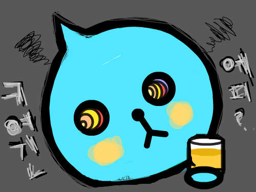 젊은 30세의 쿠우 : 30세의 쿠우 쿠우음료의 중독으로 정신병자가 되다 스케치판 ,sketchpan