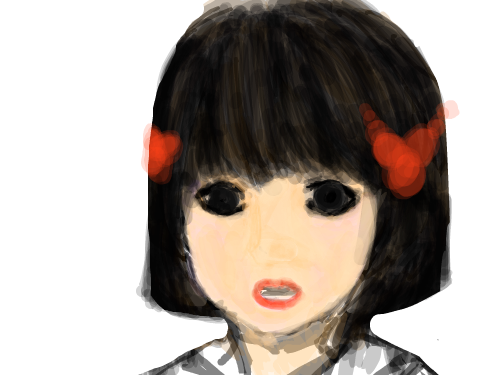 d.. : 더 이상은 무리야.. 귀찮아서 단발머리에 꾸미지도 않ㅇㅇㅇㅇ.. 스케치판 ,sketchpan