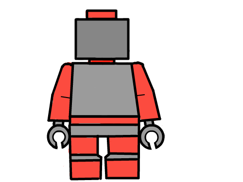 레드와 그레이 : 빨간색 회색=로봇 스케치판 ,sketchpan