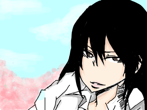 히바리여체 : ㅋㅋㅋㅋㅋ심심해서 이어그리기해봐써용- 스케치판 ,sketchpan