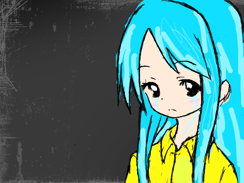 미쿠-채색 : 미쿠-채색 스케치판 ,sketchpan