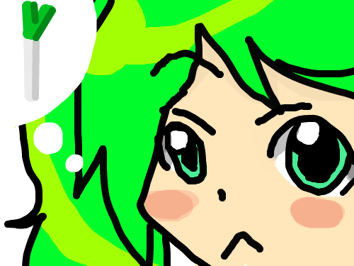 하츠네미쿠 : 하츠네미쿠입니다 스케치판 ,sketchpan