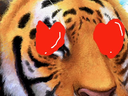 띠요옹 : 사랑에빠진호랑이 스케치판 ,sketchpan