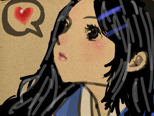 뭐지?? : ㅎㅎ망친소녀이네요..... 나땜시 스케치판 ,sketchpan