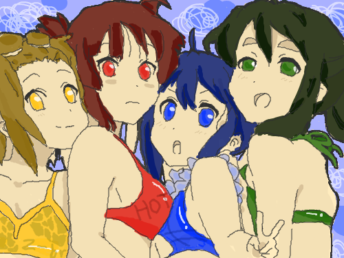 올여름 : 시원한수영복으로~ 스케치판 ,sketchpan