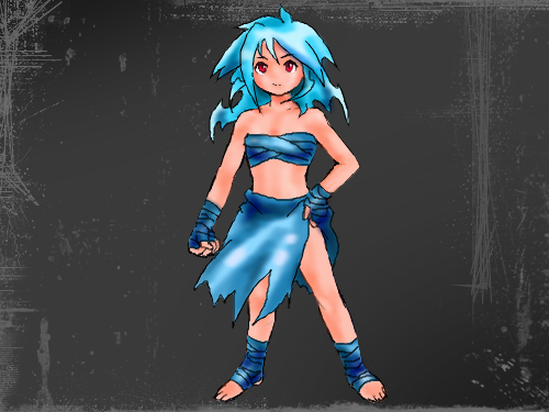 겨울소녀 아바타 : 붕대 천 스케치판 ,sketchpan