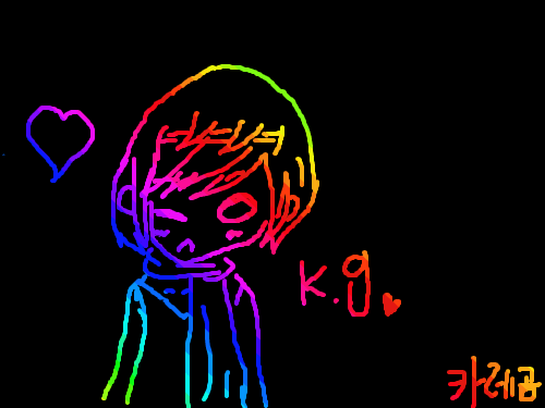 k.g : 걍 자캐? 스케치판 ,sketchpan