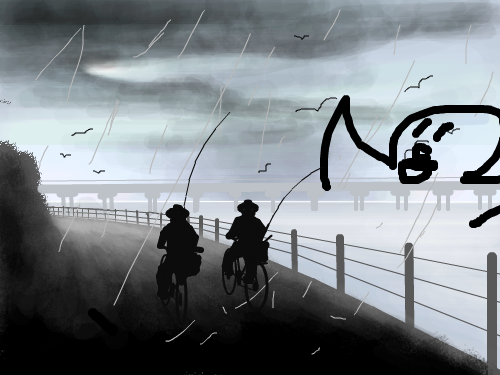 비가내린다 : 비가내린다 스케치판 ,sketchpan