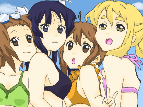 케이온 : 색칠 덧하기 스케치판 ,sketchpan