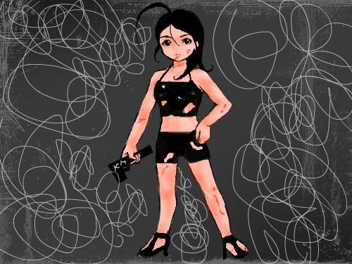 007 : 여 간첩입당 스케치판 ,sketchpan