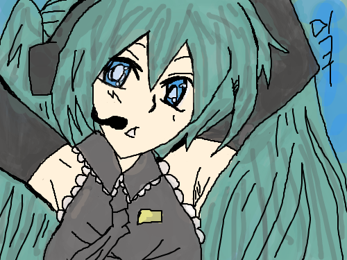 미쿠♥ : 귀여운 미쿠~ 스케치판 ,sketchpan