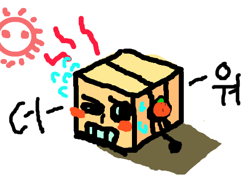 짜증내는 상자 : 이어그린거- 스케치판 ,sketchpan