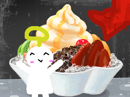 v팥빙수와 악마와 천사 : ㅎㅎㅎㅎㅎㅎㅎㅎㅎㅎㅎㅎ 스케치판 ,sketchpan