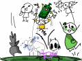 소주님이 깨졌어!!!! : ㅈㅅ;;; 스케치판 ,sketchpan