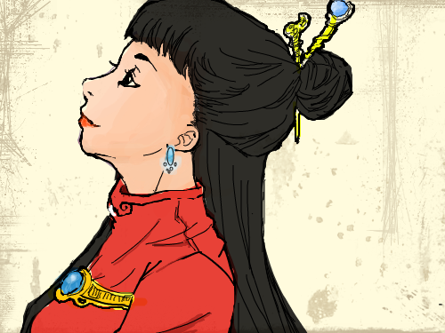 서양에서 동양풍으로 : 흠;; 그림은 서양인을 그린거 였던것 같지만ㅋㅋ걍 동양인버전으로 색칠해버렷어여ㅎㅎ 스케치판 ,sketchpan