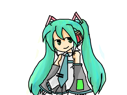 믹쿠~~~!! : 래래래래루ㅜ 스케치판 ,sketchpan