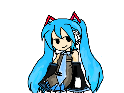 2.채색 : 미쿠임♡ 스케치판 ,sketchpan