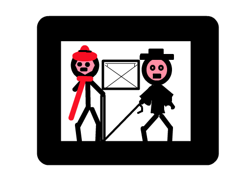 찰리채플린과 그의친구 : ....내가왜그렷는지는..나도모르겟다.... 스케치판 ,sketchpan
