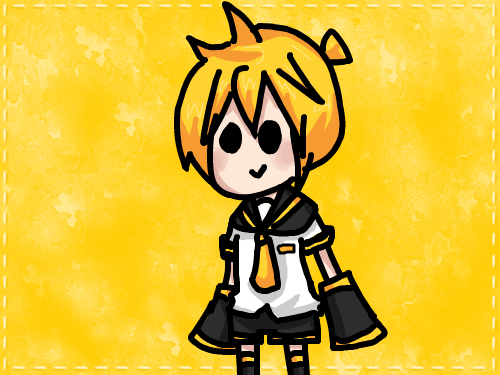 카가미네렌 : 허허..오늘따라 노가다를 많이했써..ㅋㅋ 스케치판 ,sketchpan