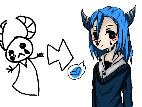 의인화2 : ^_^...ㅎㅎㅎ 스케치판 ,sketchpan