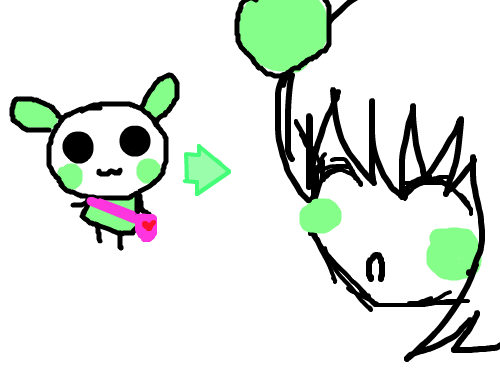 의인화 : 소녀를의인화로만들어주기 스케치판 ,sketchpan