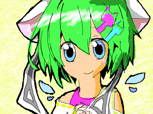 고양이 요정소녀 원본그림 : 갔다수정해서입체감나게덧칠좀^^ 스케치판 ,sketchpan