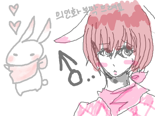 슈퍼토끼의인화 : (^p^) 스케치판 ,sketchpan