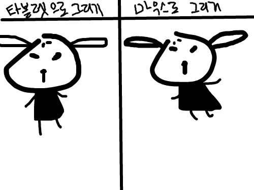 토끼찐빵이 : ㅋㅋㅋㅋ 스케치판 ,sketchpan