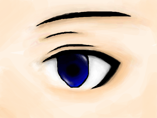 파란눈 : 파란눈입네다 스케치판 ,sketchpan