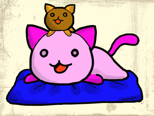 고양이 두마리 : 골딩............... 제발..................... 스케치판 ,sketchpan