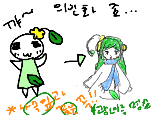 에헴! 의인화라네~ : ㅇㅇㅇㅇ 스케치판 ,sketchpan