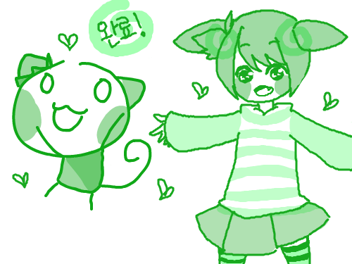 의인화! : 푱냐 풍냐 핑냐 스케치판 ,sketchpan