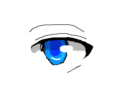 eye : ㅎㅎ파란색 계열이 좋아서 그냥 스케치판 ,sketchpan