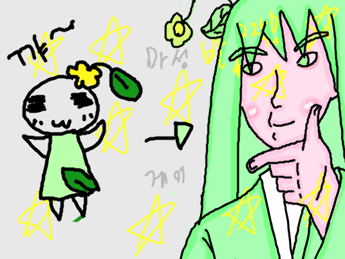 의인화 : 야호 주발 ㅋㅋ 스케치판 ,sketchpan