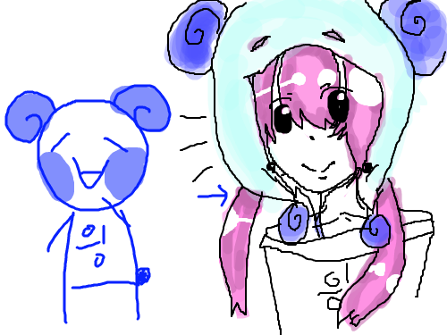 의인화 : 우왕ㅋ 지금 투게더판 3개 째당ㅋ 앜 팔아퍼 잉여돋는 그림 스케치판 ,sketchpan