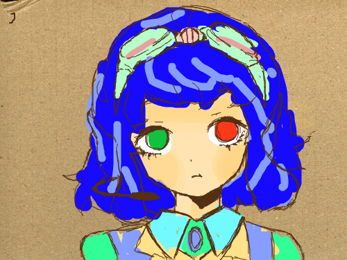 채색 : 채색햇습죵.. 스케치판 ,sketchpan