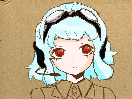 메구포이드 : 아마도? 스케치판 ,sketchpan