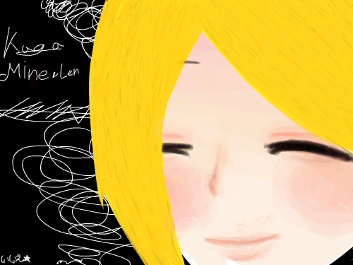 Kagamine Len : Kagamine Len..;;←맞는건가.. 스케치판 ,sketchpan