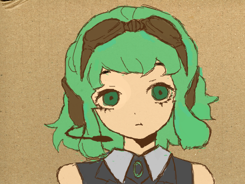 메구포이드 : 살고양이 님의  구미 채색 스케치판 ,sketchpan