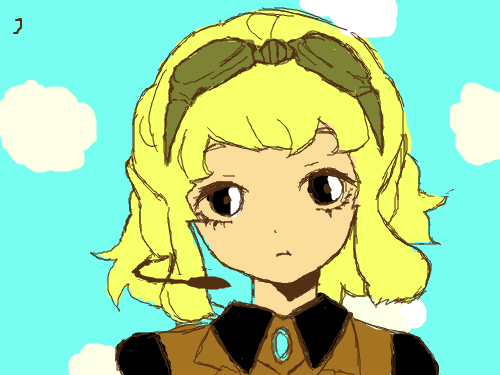 파일럿 : 파일럿소녀입니다 스케치판 ,sketchpan