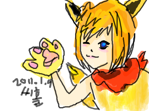 씨홀:)도해의인화 : 채색을 너무 대충했나요ㅜㅜ;좋게 봐주시길 바라면서 새해 복 많이 받으시길 바랍니다~ 스케치판 ,sketchpan