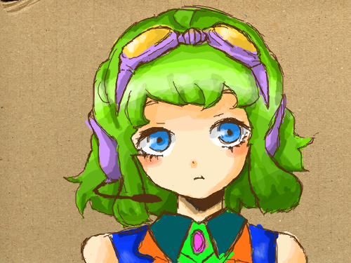 구미 : 구미의 변신!!!! 스케치판 ,sketchpan