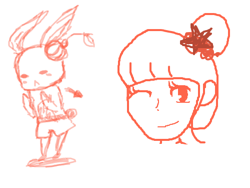 토끼띠 : ㅋㅋㅋㅋ 스케치판 ,sketchpan