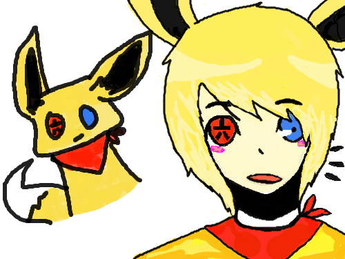 의인화 : 의인화...비록 망쳤지만..ㅋ 나는야 광마녘ㅋ 스케치판 ,sketchpan